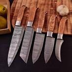 Couteau de cuisine - Chefs knife - Bois dolivier et acier