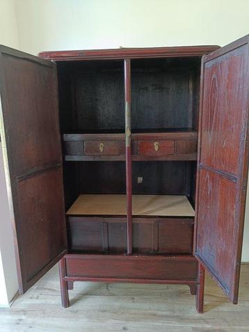 Armoire - Orme - Chine - placard à nouilles - Ancien meuble beschikbaar voor biedingen