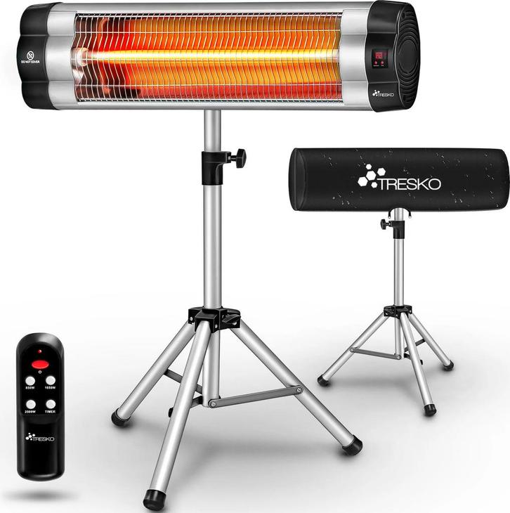 Terrasverwarmer - Infrarood Verwarming - Elektrisch - Heater, Tuin en Terras, Terrasverwarmers, Nieuw, Verzenden