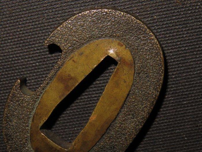 Katana - Laiton - Brass Tanto Tsuba : C5-169 - Japon -, Antiek en Kunst, Antiek | Overige Antiek