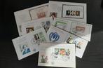 Belgique 1955/1968 - 140 enveloppes FDC de la période avec, Gestempeld