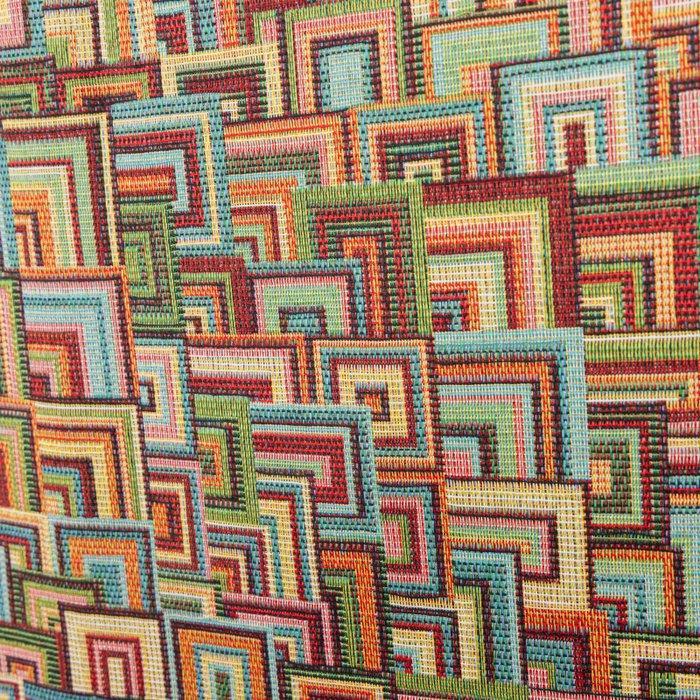 Gobelin stoffen geometrisch multicolor – hedendaags, Antiek en Kunst, Antiek | Tapijten, Tafelkleden en Textiel