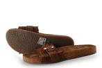 Manfield Slippers in maat 41 Cognac | 5% extra korting, Slippers, Overige kleuren, Verzenden, Zo goed als nieuw