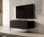 Meubella TV-Meubel Calabas mat zwart 100 cm hangend, Maison & Meubles, Armoires | Mobilier de télévision, Verzenden