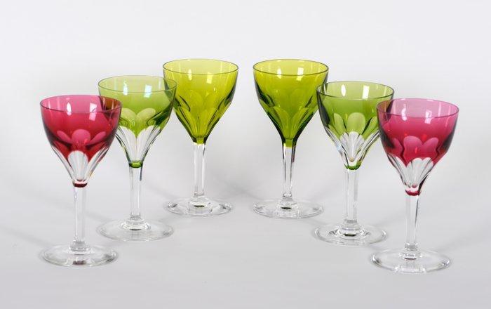 Schitterend lot van 6 antieke kristallen Val Saint Lambert, Antiek en Kunst, Antiek | Meubels | Tafels