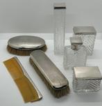 Art Deco Toiletset (7) - Arte Fiorentina - .800 zilver,, Antiquités & Art, Antiquités | Argent & Or