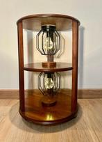 Bibliothèque - Lampes à cage - Bois, Fer - Rétro Industriel