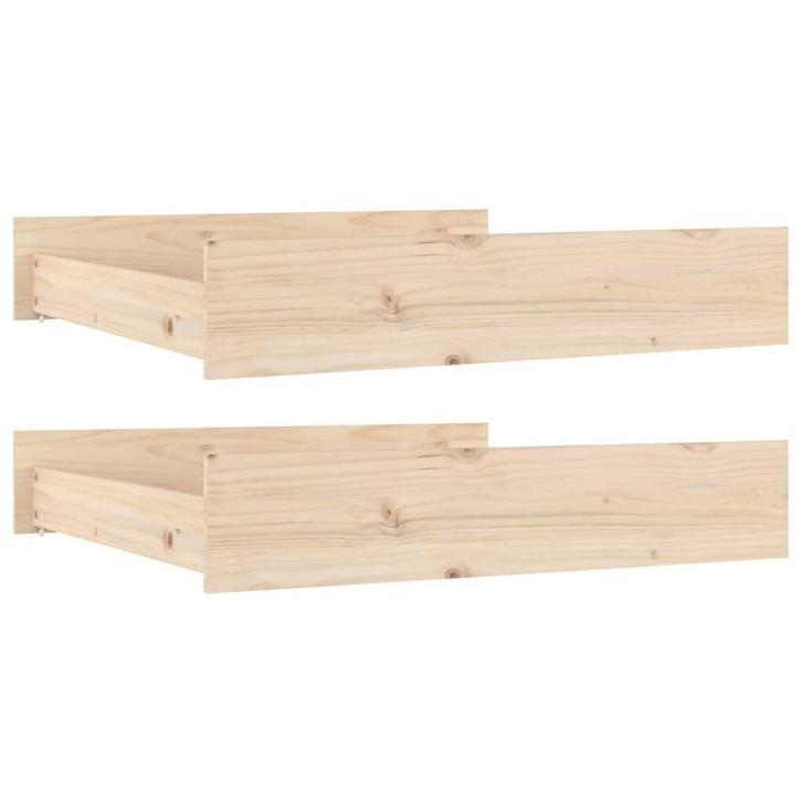 Bedlades Grenen | Slimme Opberging | Retour Deal -40%, Huis en Inrichting, Slaapkamer | Bedden, 90 cm, Overige maten, Bruin, Nieuw
