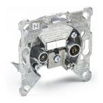 Coax wandcontactdoos - Hirschmann GEDU10 (FM/TV)