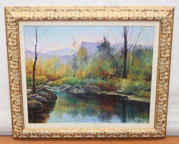 Esteve Banal (1935 - 2005) - Paisaje con río
