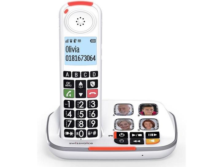 SwissVoice Xtra 2355 - Draadloze huistelefoon - Grote, Telecommunicatie, Vaste telefoons | Niet Draadloos, Zo goed als nieuw, Verzenden