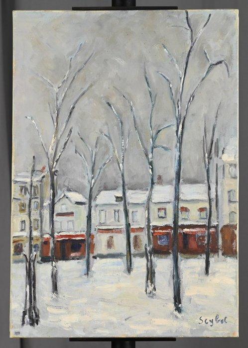 Lyne Seybel (1919-2009) - Place du Tertre, La mère Catherine, Antiek en Kunst, Kunst | Schilderijen | Klassiek