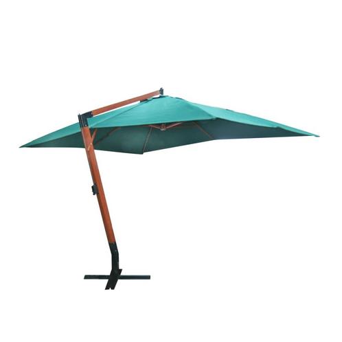 vidaXL Parasol flottant Melia 300 x 400 cm Vert, Jardin & Terrasse, Parasols, Neuf, Envoi