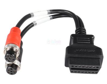 OBDSTAR PGO 6+6 Pins OBD - 16 Pins OBD2 Verloopkabel Motorfi, Verzenden