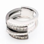 Ring - 18 karaat Witgoud Diamant (Natuurlijk), Handtassen en Accessoires, Ringen, Nieuw