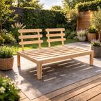 Banc de jardin en bois - 83,5 x 120 x 70 cm | 2 personnes, Verzenden, Neuf