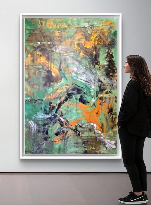 Micha Lenartowicz - Touch of Gold - XXL, Antiek en Kunst, Kunst | Schilderijen | Modern