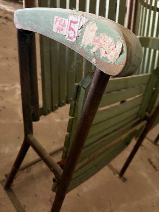 Stoel - Metaal en hout, Antiek en Kunst, Curiosa en Brocante