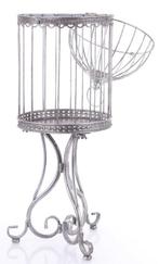 Cage à oiseaux - Acier, Antiek en Kunst