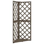 vidaXL Latwerk hoekmodel 50x50x145 cm massief vurenhout, Tuin en Terras, Verzenden, Nieuw