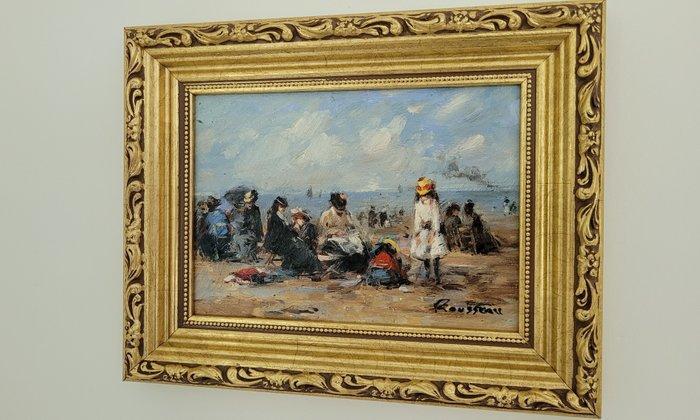 Camille Rousseau (1949) - Dimanche en Normandie ~ Marée, Antiek en Kunst, Kunst | Schilderijen | Klassiek