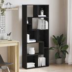 vidaXL Boekenkast 67x24x161 cm bewerkt hout zwart, Huis en Inrichting, Kasten | Boekenkasten, Verzenden, Nieuw