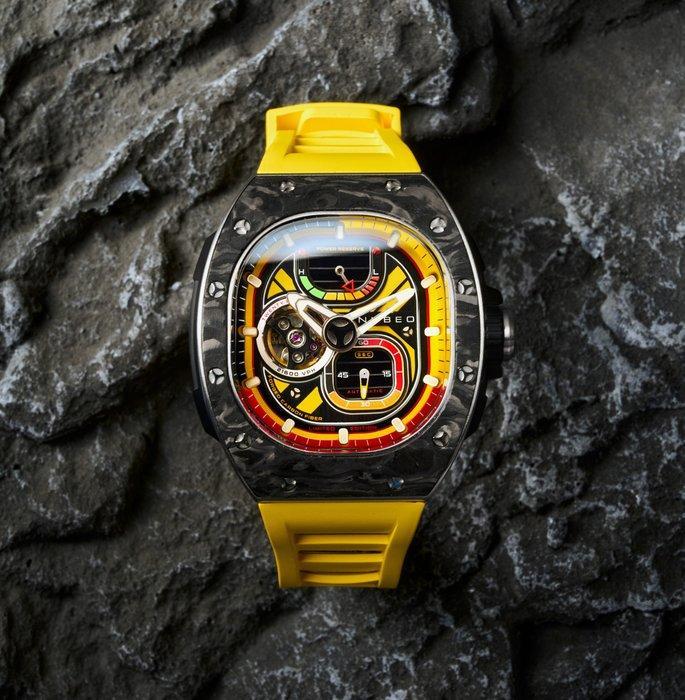 Nubeo - VIPER - Carbon Fiber - Free Shipping - Power Reserve, Handtassen en Accessoires, Horloges | Heren