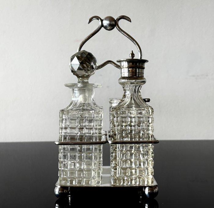 Olie-en-azijnstelletje - Zeldzame antieke condimentset -, Antiquités & Art, Art | Objets design