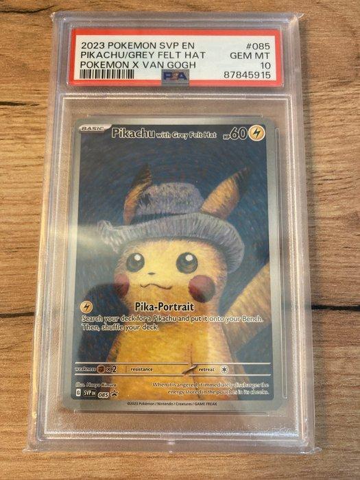 Pokémon - 1 Graded card - Pikachu with Grey Felt Hat 085, Hobby & Loisirs créatifs, Jeux de cartes à collectionner | Pokémon