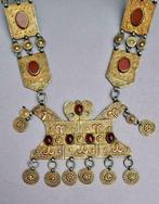 Zilver, Verguld - Borstornament - Turkmenistan Yomut