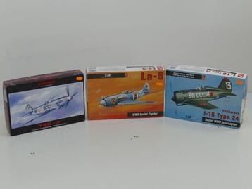 Schaal 1:48 Hobbycraft 1576 1589 Eduard 8029 WWII Fighter..., Ophalen of Verzenden