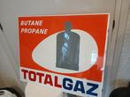 TOTALGAZ - TOTALGAZ - Emaille bord - dubbelzijdig