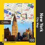 New York city map Mini 100 piece jigsaw puzzle op Overig, Verzenden, Nieuw