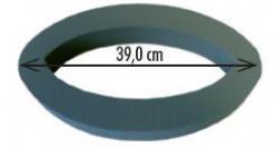 Steekschuim Ellipse oase voor verse bloemen 39 cm. open, Huis en Inrichting, Woonaccessoires | Kunstplanten en Kunstbloemen, Nieuw