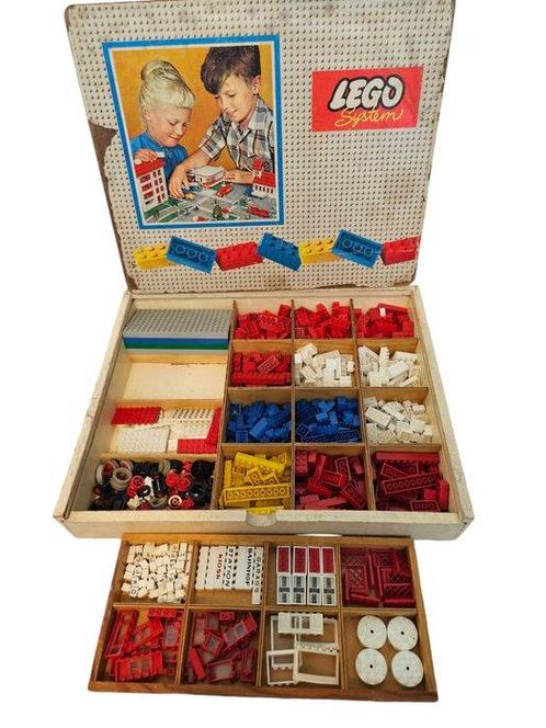 Lego - Vintage - Originele oude houten kist System im Spiel!, Kinderen en Baby's, Speelgoed | Duplo en Lego