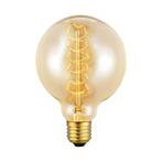 Kooldraadlamp Globe Gold Ø95 mm E27 60W, Huis en Inrichting, Verzenden, Nieuw