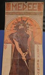 Alphonse Mucha - Imp. F. Champenois - MEDÉE Théâtre de la, Antiek en Kunst, Kunst | Tekeningen en Fotografie