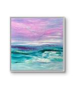 Luca Domiro - Blush Horizon - Large Painting, Antiek en Kunst