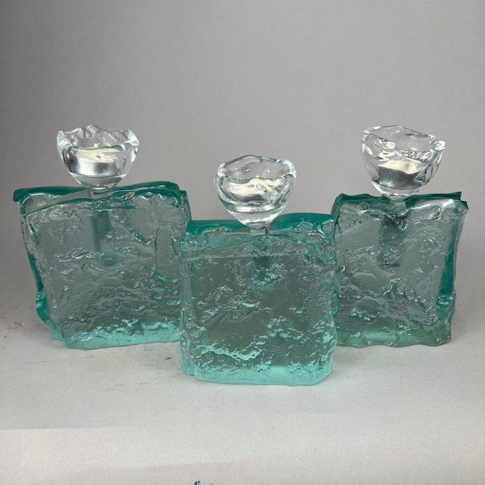 Andrzej Rafalski - Kandelaar (3) - Glas - 3 glazen, Antiek en Kunst, Antiek | Glaswerk en Kristal