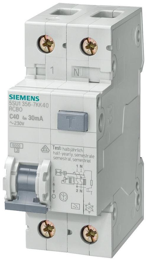 Disjoncteur différentiel Siemens 5SU1 - 5SU13566KK10, Bricolage & Construction, Électricité & Câbles, Envoi