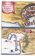 Grèce - Rhodes; O. Dapper - Afbeelding der oude stad Rhodus, Nieuw