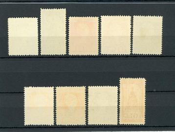 Pays-Bas 1923 - Série complète - NVPH n°121/129 beschikbaar voor biedingen