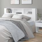 vidaXL Hoofdbordkast 200x18,5x104,5 cm wit, Huis en Inrichting, Slaapkamer | Bedden, Verzenden, Nieuw