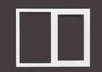 PVC raam draaikiep vast b150xh130 cm wit, Doe-het-zelf en Bouw, Glas en Ramen, Gevelraam of Ruit, 120 tot 160 cm, Nieuw, Ophalen of Verzenden