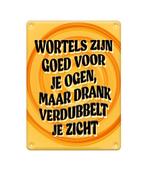 Metalen Bord Wortels Zijn Goed, Hobby en Vrije tijd, Verzenden, Nieuw