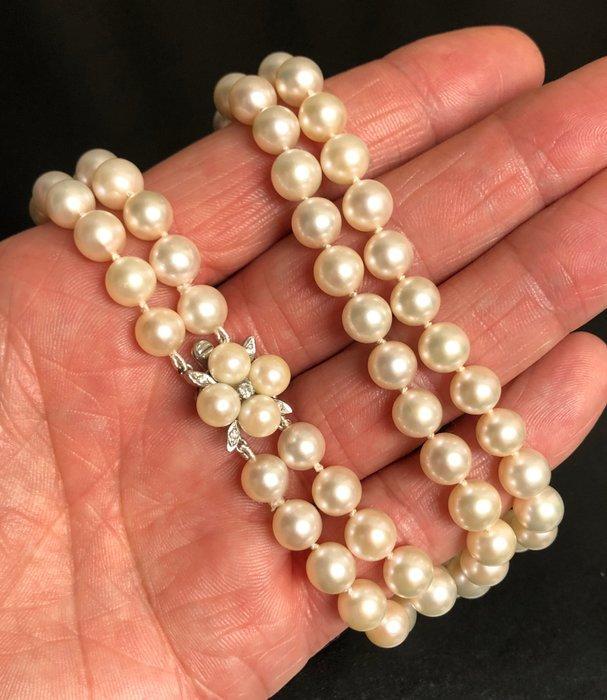 Zonder minimumprijs - Halsketting - 14 karaat Witgoud -, Handtassen en Accessoires, Kettingen