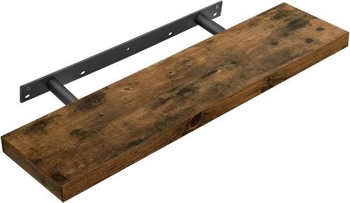wandplank-vintage-bruine-wandplank-boeken-fotos, Huis en Inrichting, Woonaccessoires | Wandplanken en Boekenplanken, Nieuw, Ophalen of Verzenden