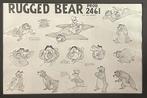 Disney - Disney Donald Duck Model Sheet - Rugged Bear, Verzamelen, Nieuw