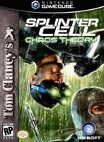 Tom Clancys Splinter Cell Chaos Theory (Gamecube Games), Ophalen of Verzenden, Zo goed als nieuw