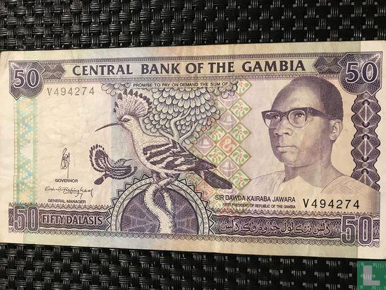 Gambia 50 dalasis  - 1989, Postzegels en Munten, Bankbiljetten | Afrika, Los biljet, Overige landen, Verzenden